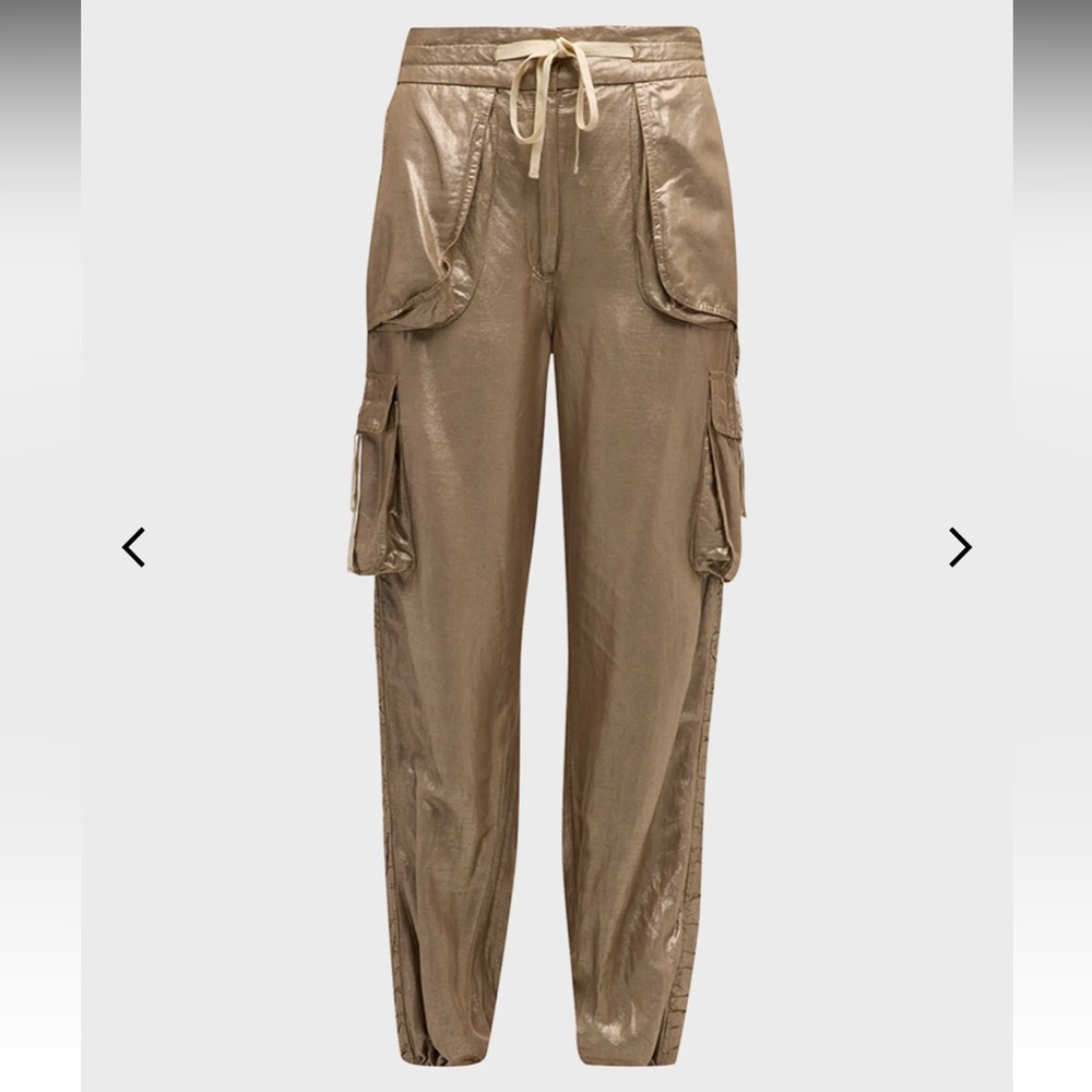 Le Superb Metallic Cargo Pant